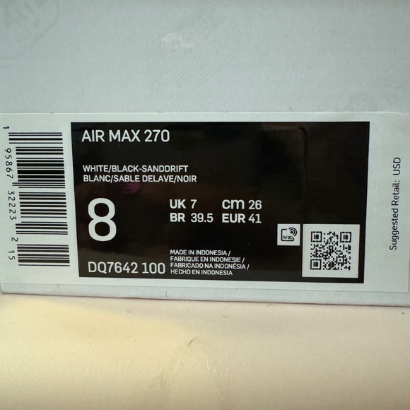 NEW Nike Air Max 270 Sneakers - Picture 6 of 6